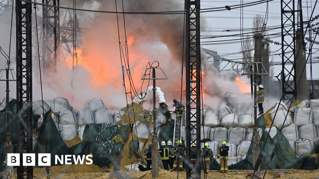 Russian Strikes Knock Out Power Across Ukraine's Donetsk Region