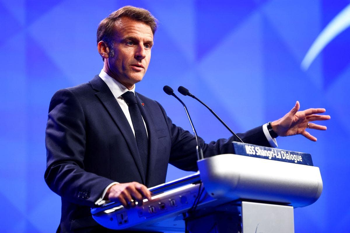 Macron warns China tariffs possible over widening trade surplus