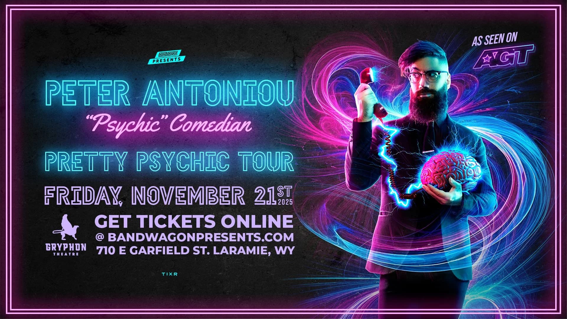 National TV Comic Performs in Laramie, Raising Local Arts Profile