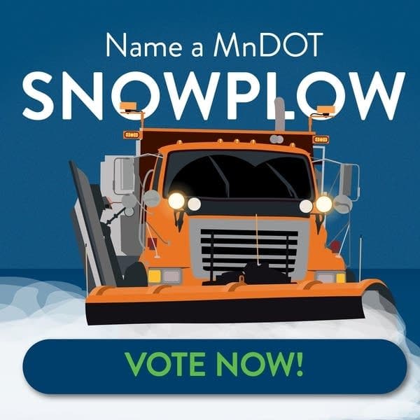 MnDOT Reopens Name a Snowplow Contest, Public Can Submit Names