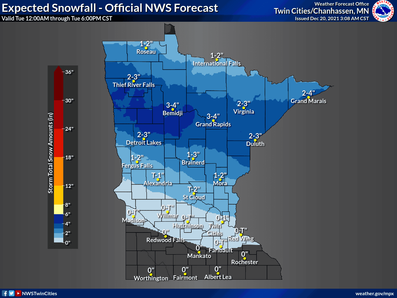 Clipper Systems Shift South, Lower Snow Totals But Travel Risks Remain