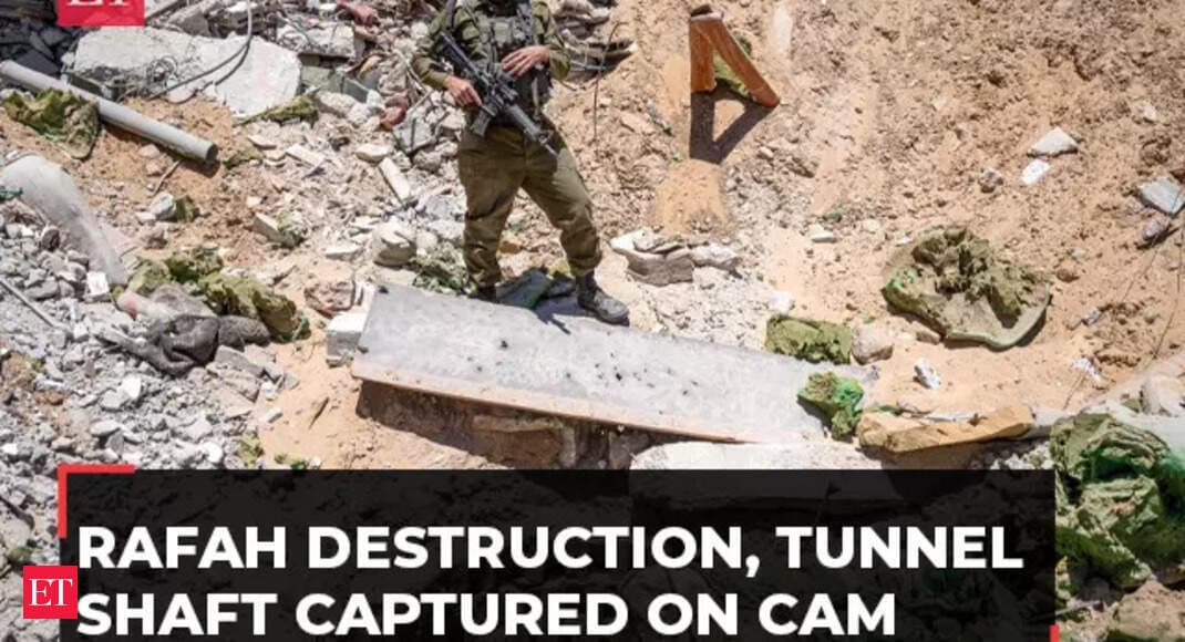 Israeli Forces Lead Journalists Through Rafah Tunnel, Show Hostage Body