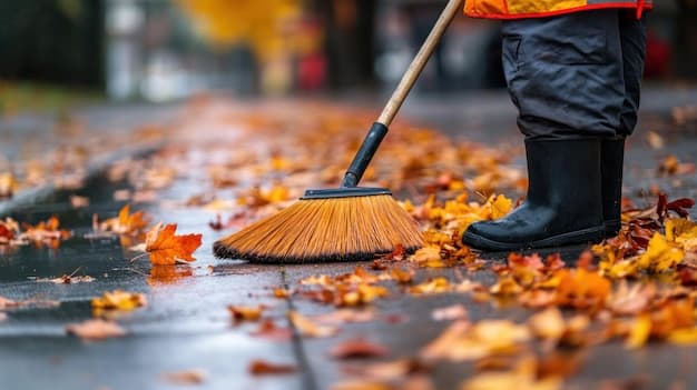 Helena Continues Fall Street Leaf Sweeping, Urges Resident Cooperation