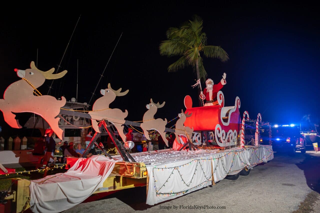 Islamorada Holiday Fest Lights Founders Park, Draws Families
