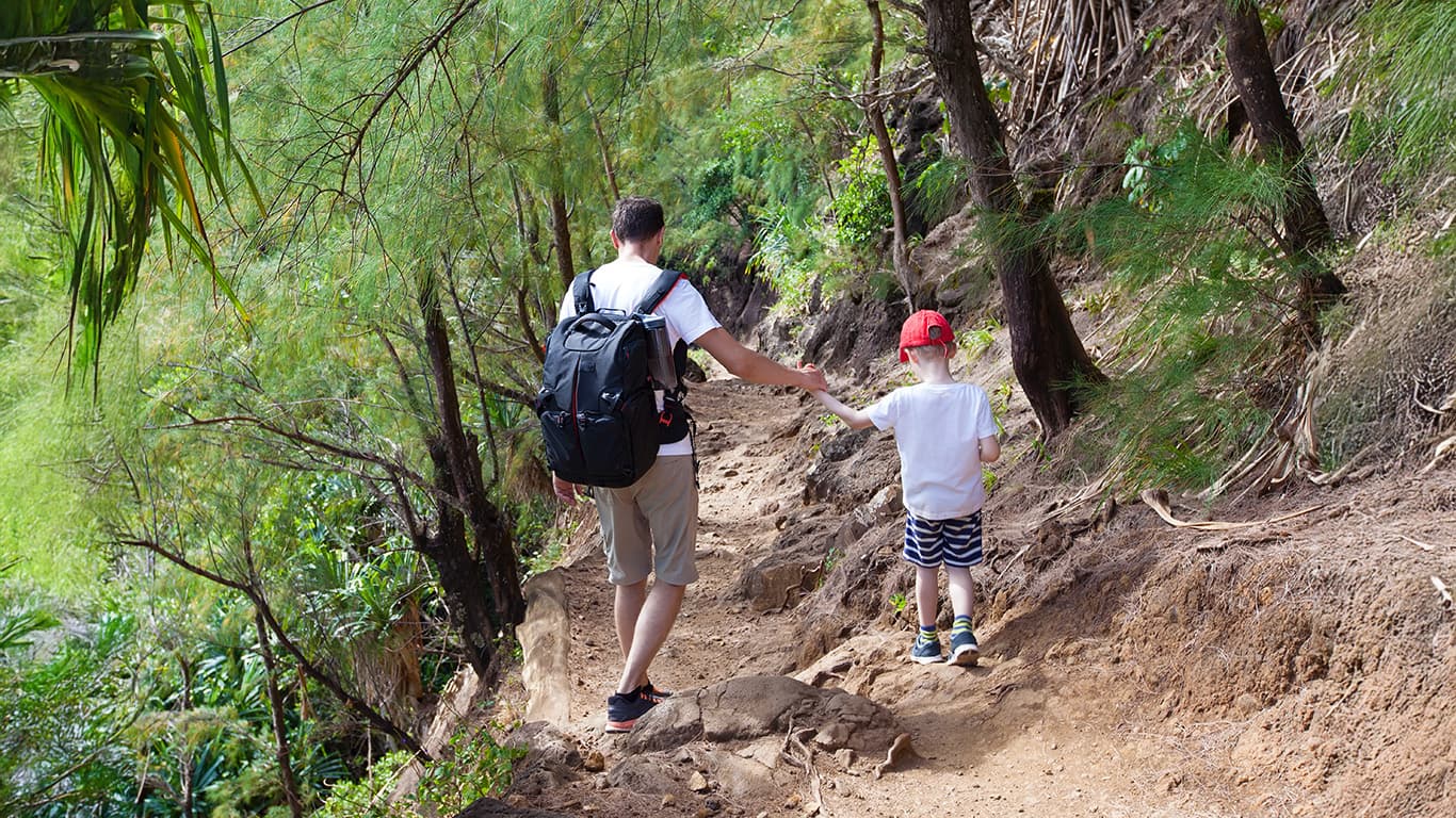 Short family hikes on Kauai offer safer outdoor options for families