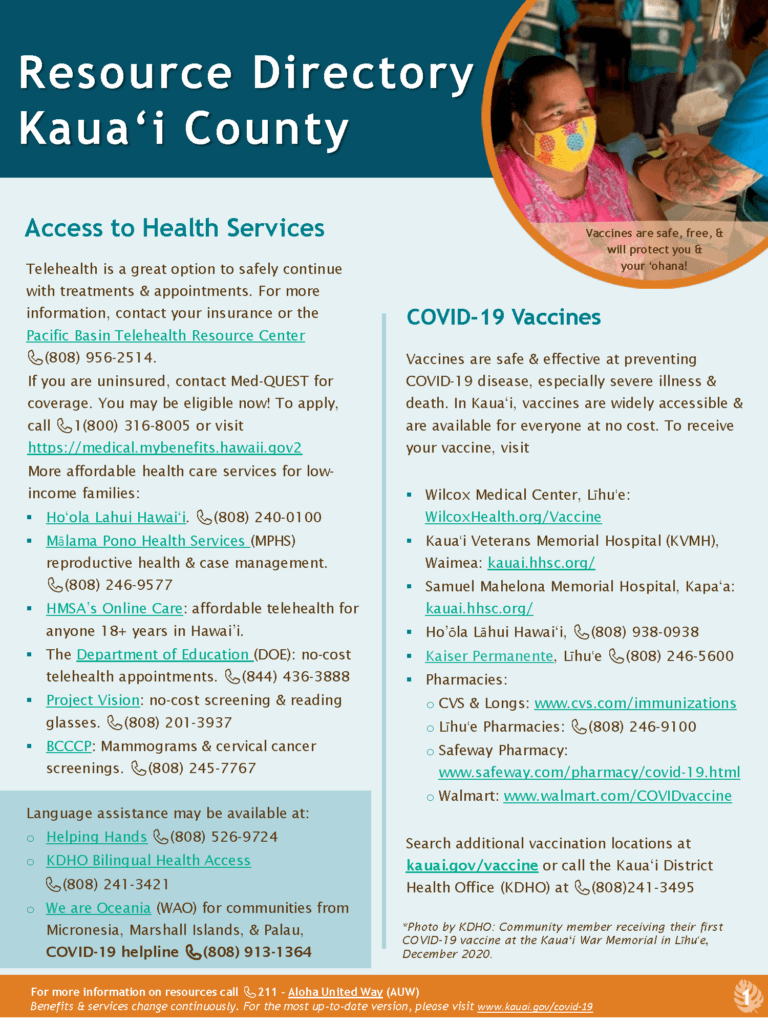 New Kaua‘i Directory Links Residents to County Services and Emergency Resources