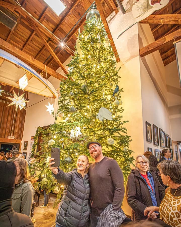 Hundreds Gather in Old Town Eureka for Tree Lighting and Local Boost