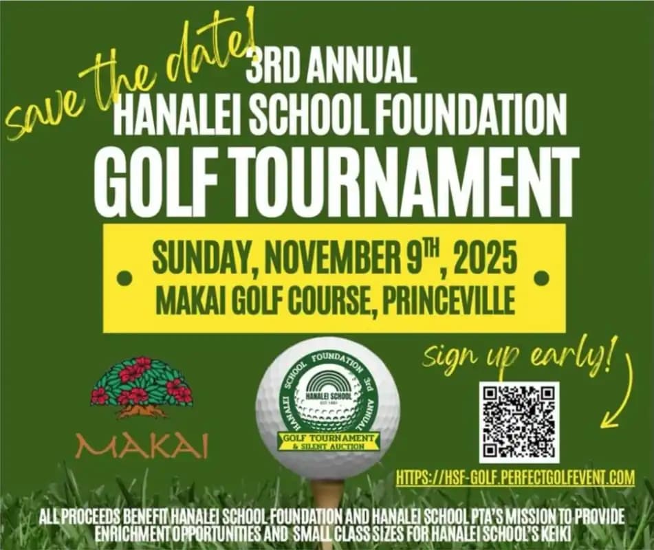 Hanalei School Foundation Raises Funds Through Golf Tournament