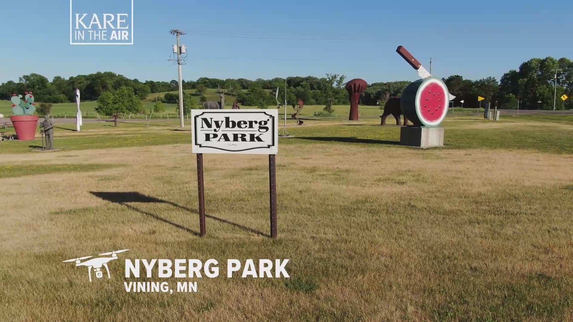 Nyberg Sculpture Park Draws Visitors to Vining, Boosts County Tourism
