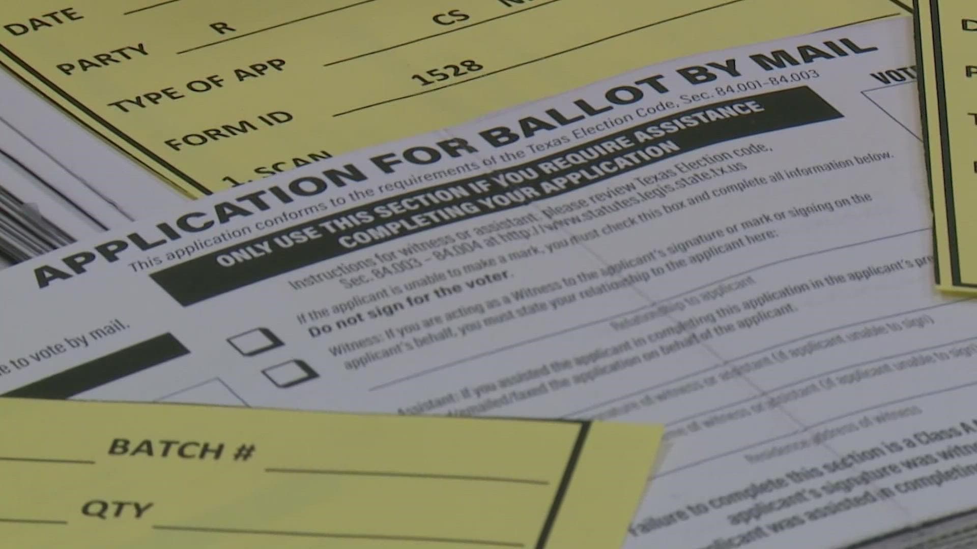 Harris County opens annual mail ballot applications for seniors, disabled