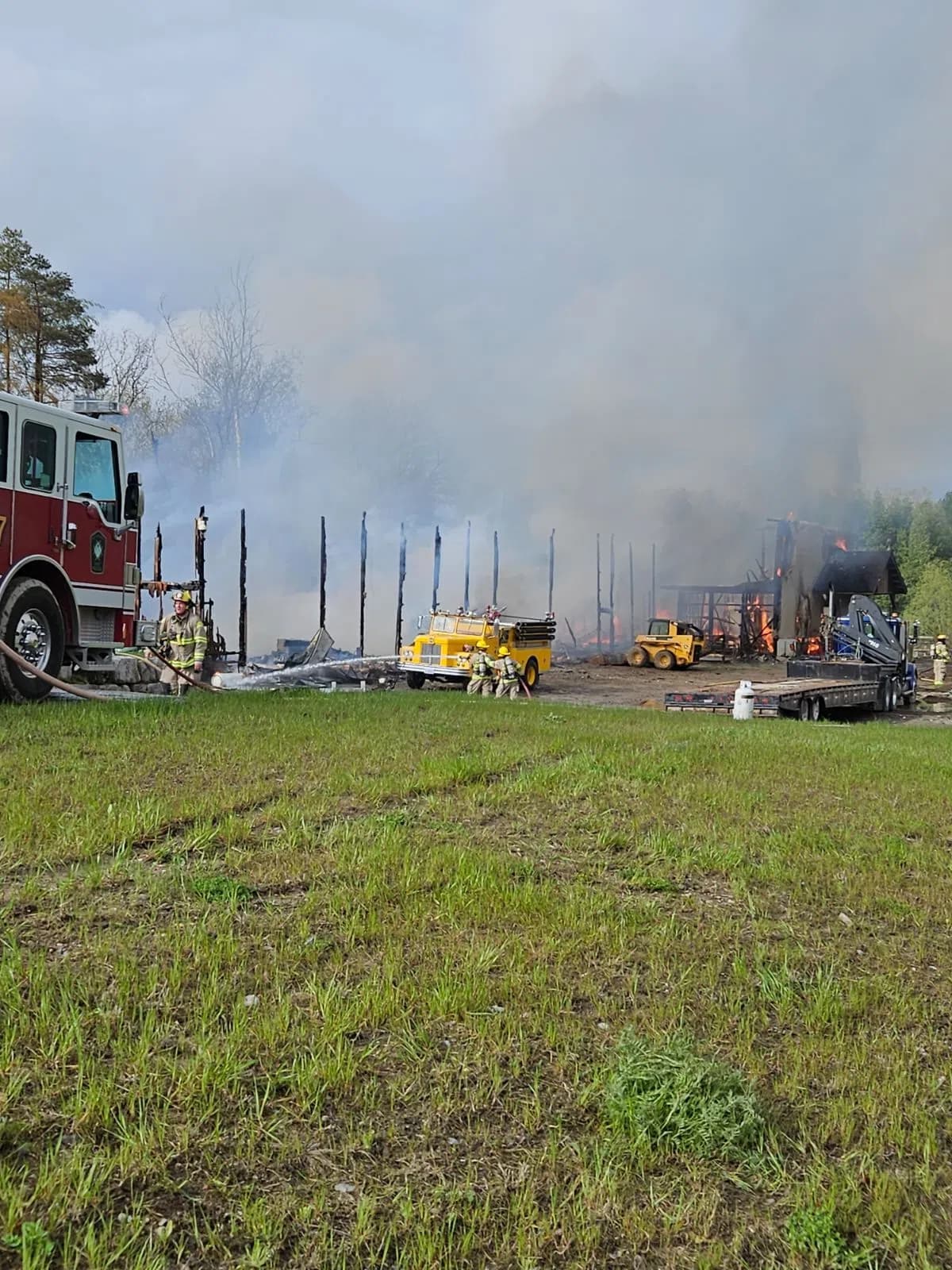 Barn Fire East of Sterling Contained Quickly, No Injuries Reported