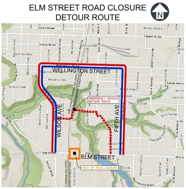 Planned closure of South Elm Street affects downtown access Monday