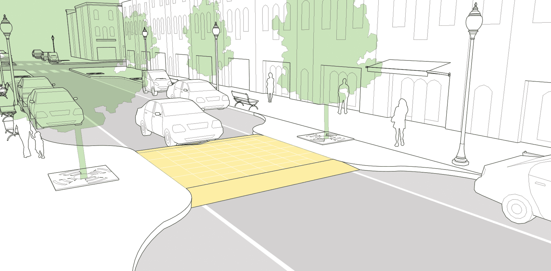 New raised crosswalks slow traffic, raise safety and visibility concerns
