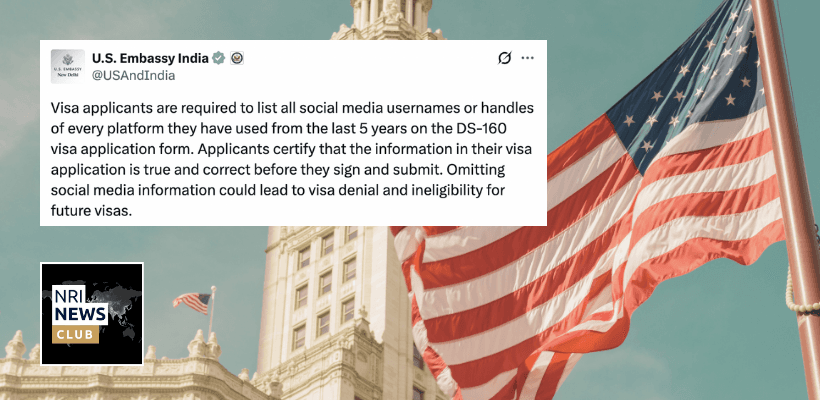 U.S. Proposal Would Require Five Years of Social Media History