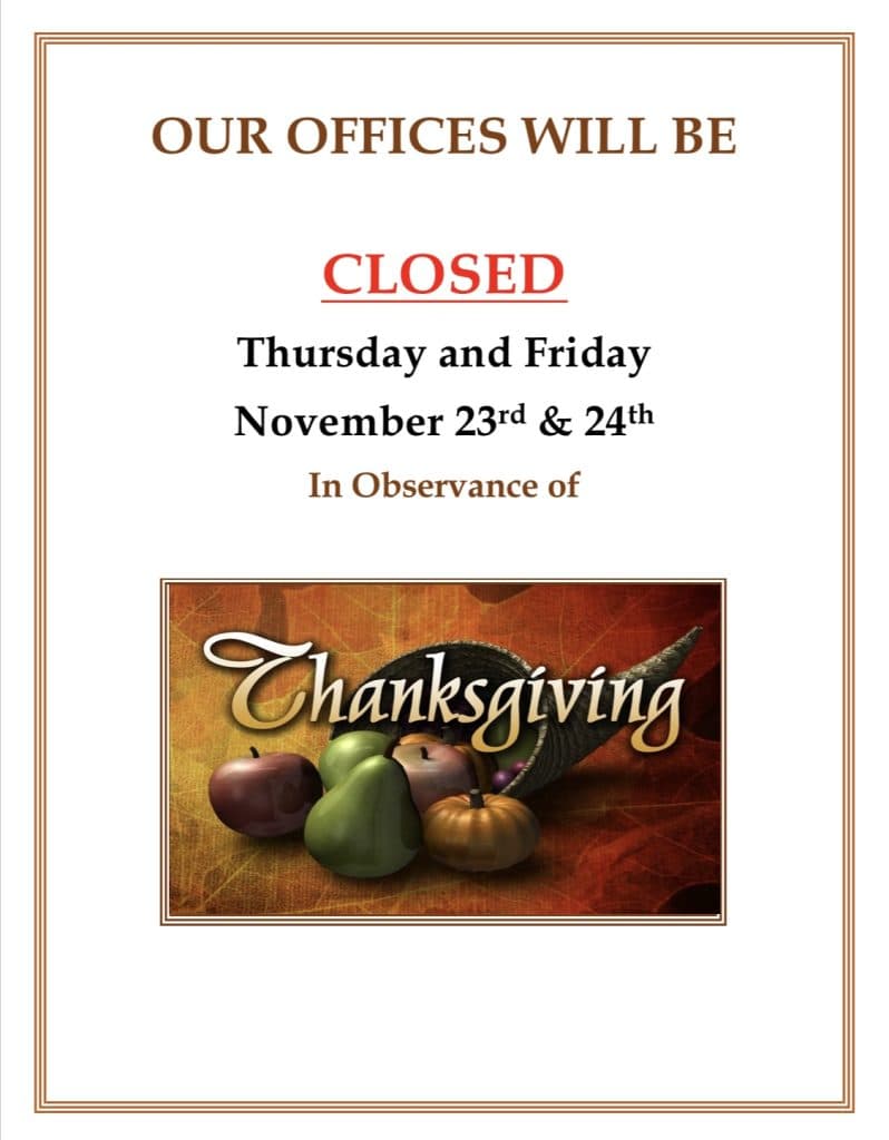 Beltrami County Offices Close for Thanksgiving, Services Paused