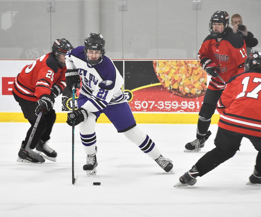 Otters fall in overtime, New Ulm edges Fergus Falls 3 to 2