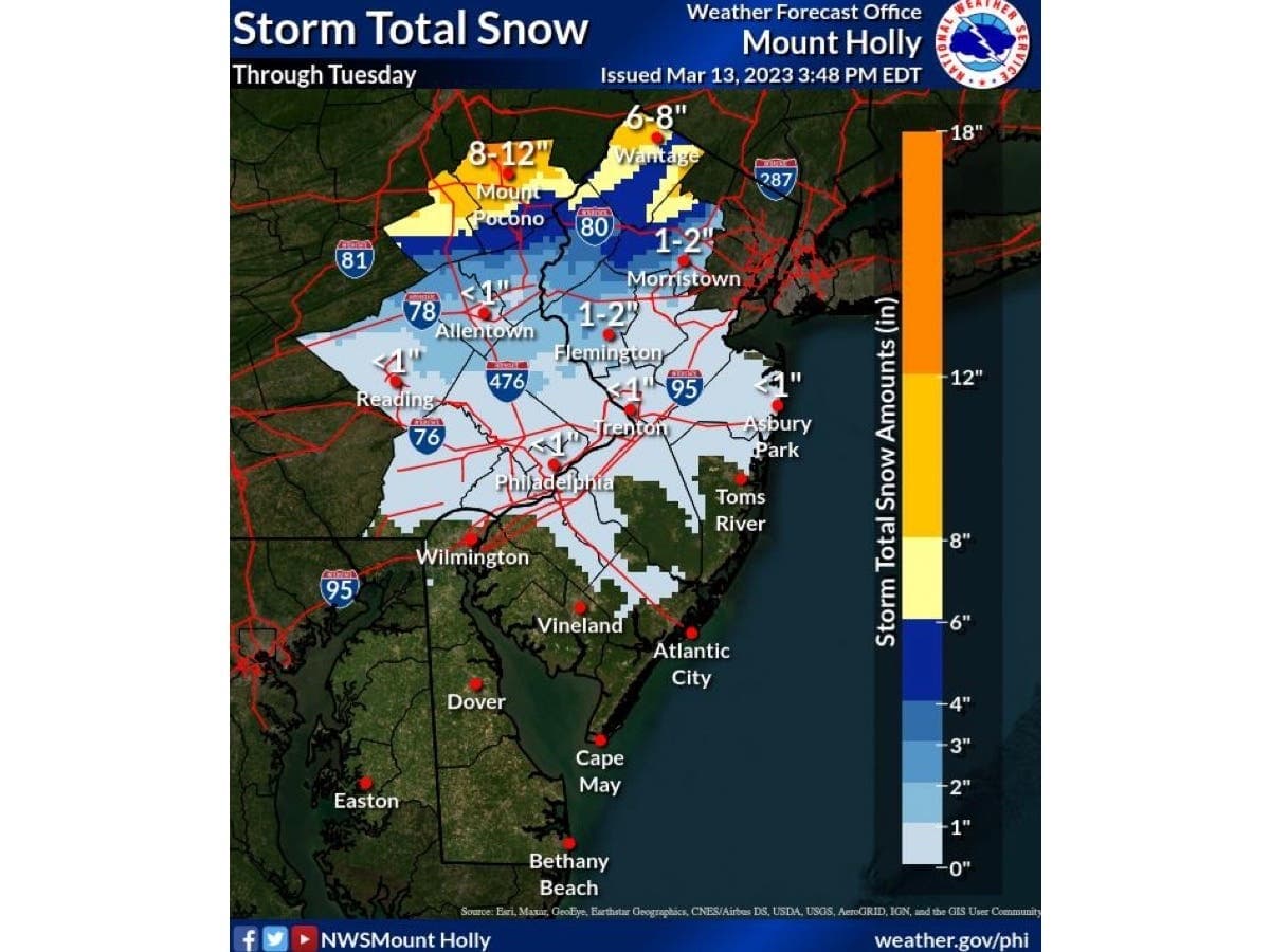 New Jersey Declares Emergency as Nor’easter Menaces Coastal Towns