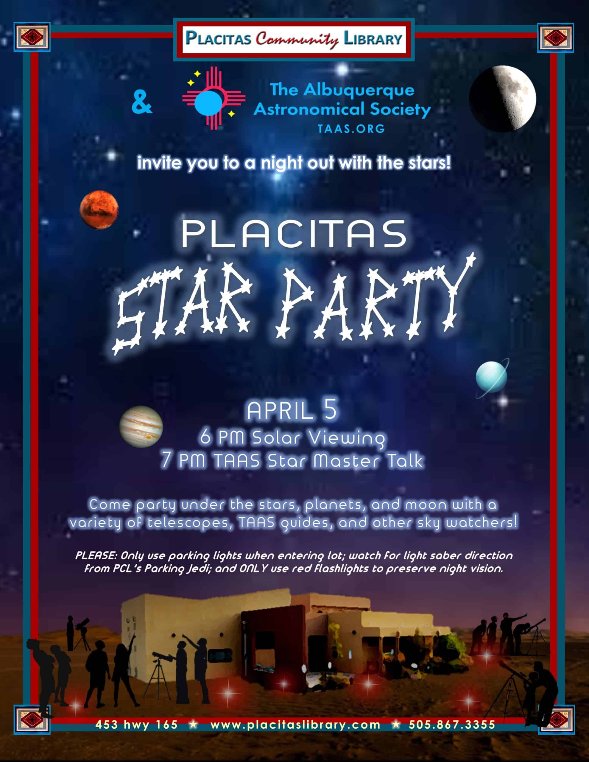 Placitas Library Hosts Star Party, Brings Astronomy to Community