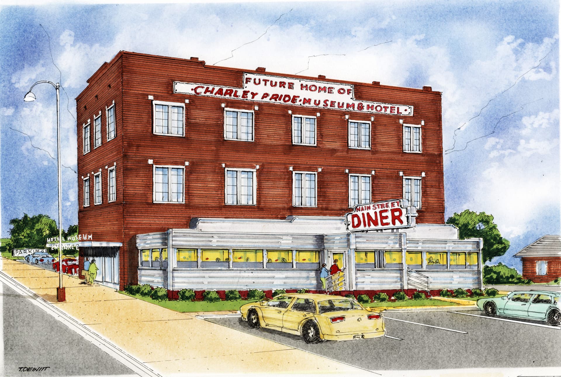 Charley Pride Museum and Hotel Planned to Revive Downtown Marks