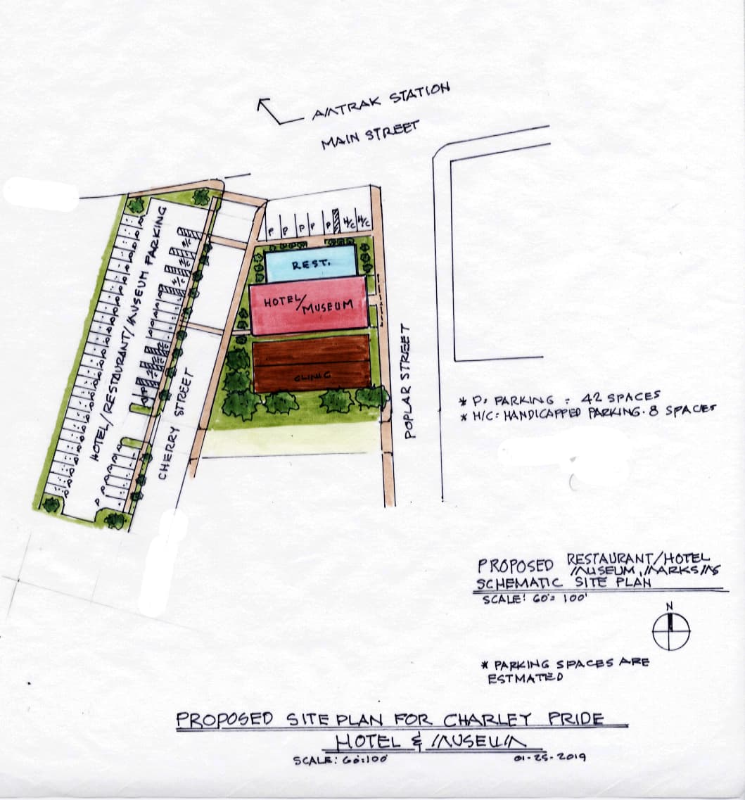 County Lists Charley Pride Museum and Hotel Phase Three Plan