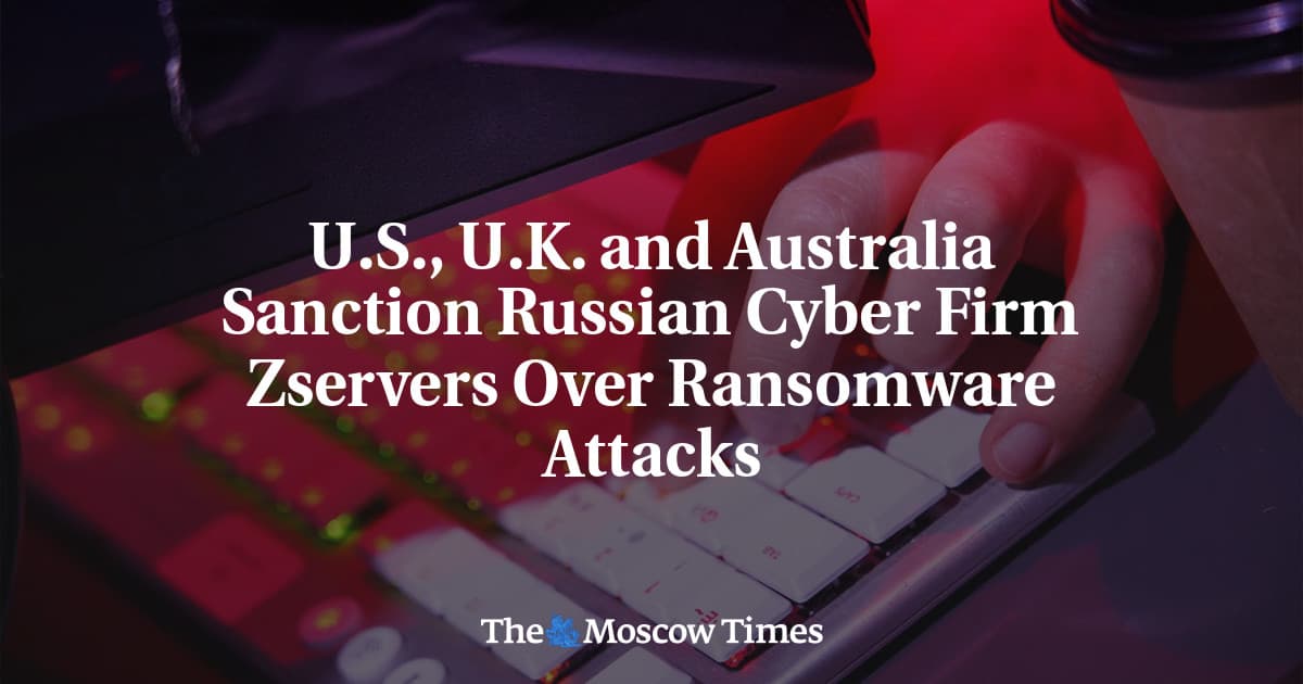 U.S., Britain, Australia Sanction Russian Hosting Firm Media Land