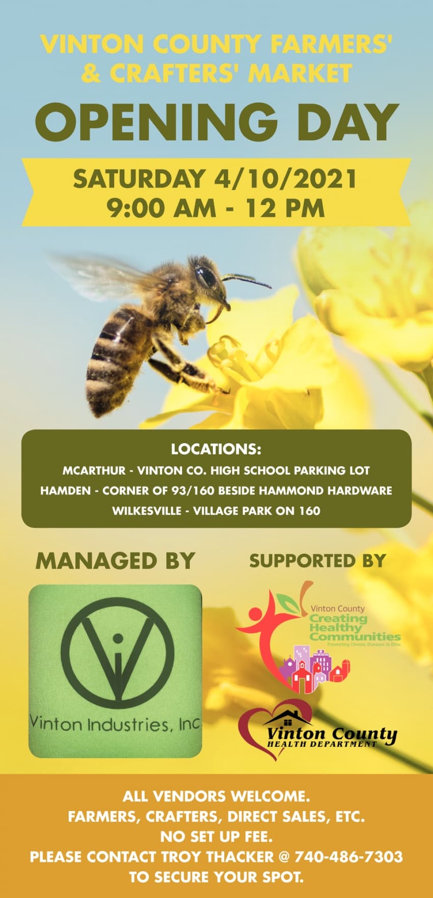 Vinton County farmers market anchors local food and small-business recovery