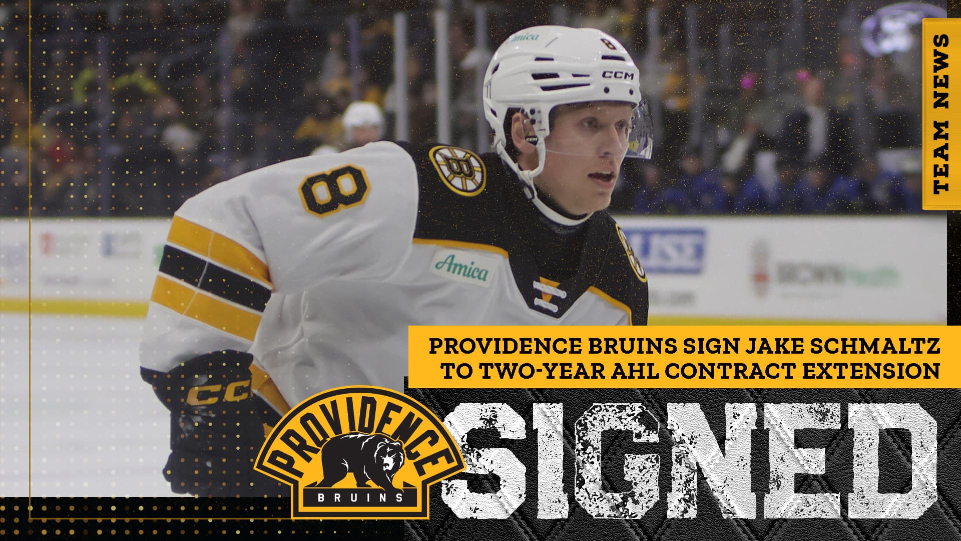 Providence Bruins ink Jake Schmaltz to two-year AHL extension