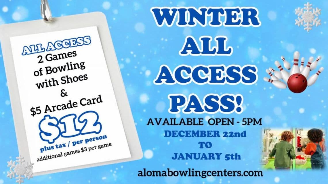 Aloma Bowling Offers Holiday Passes, Deals for Seminole Families
