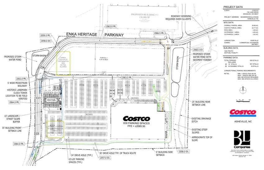 Economic Group Opposes Proposed Costco at Enka Commerce Park