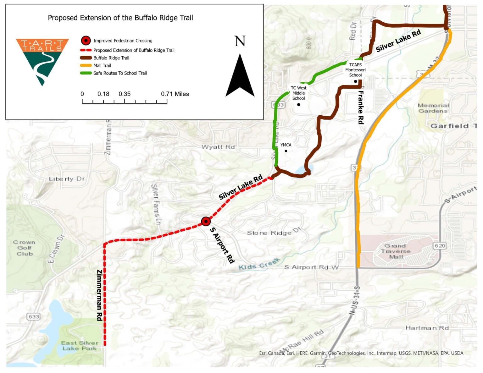Planning Underway for Buffalo Ridge Trail Extension Along Silver Lake Road