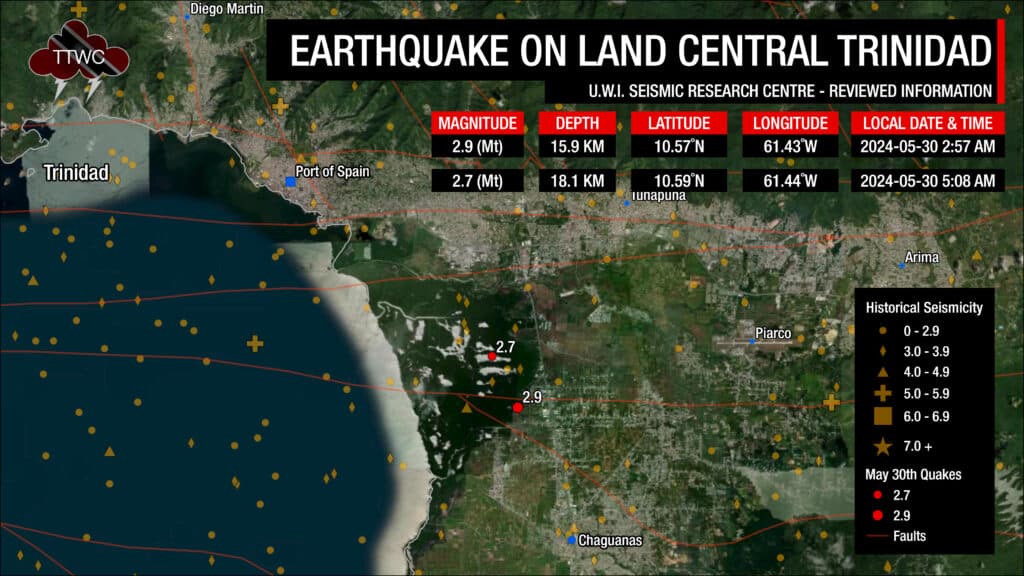 Minor Early‑Morning Earthquake Jolts Residents North of Trinidad