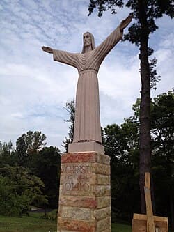 Christ of the Ohio Statue Remains Troy's Riverfront Landmark