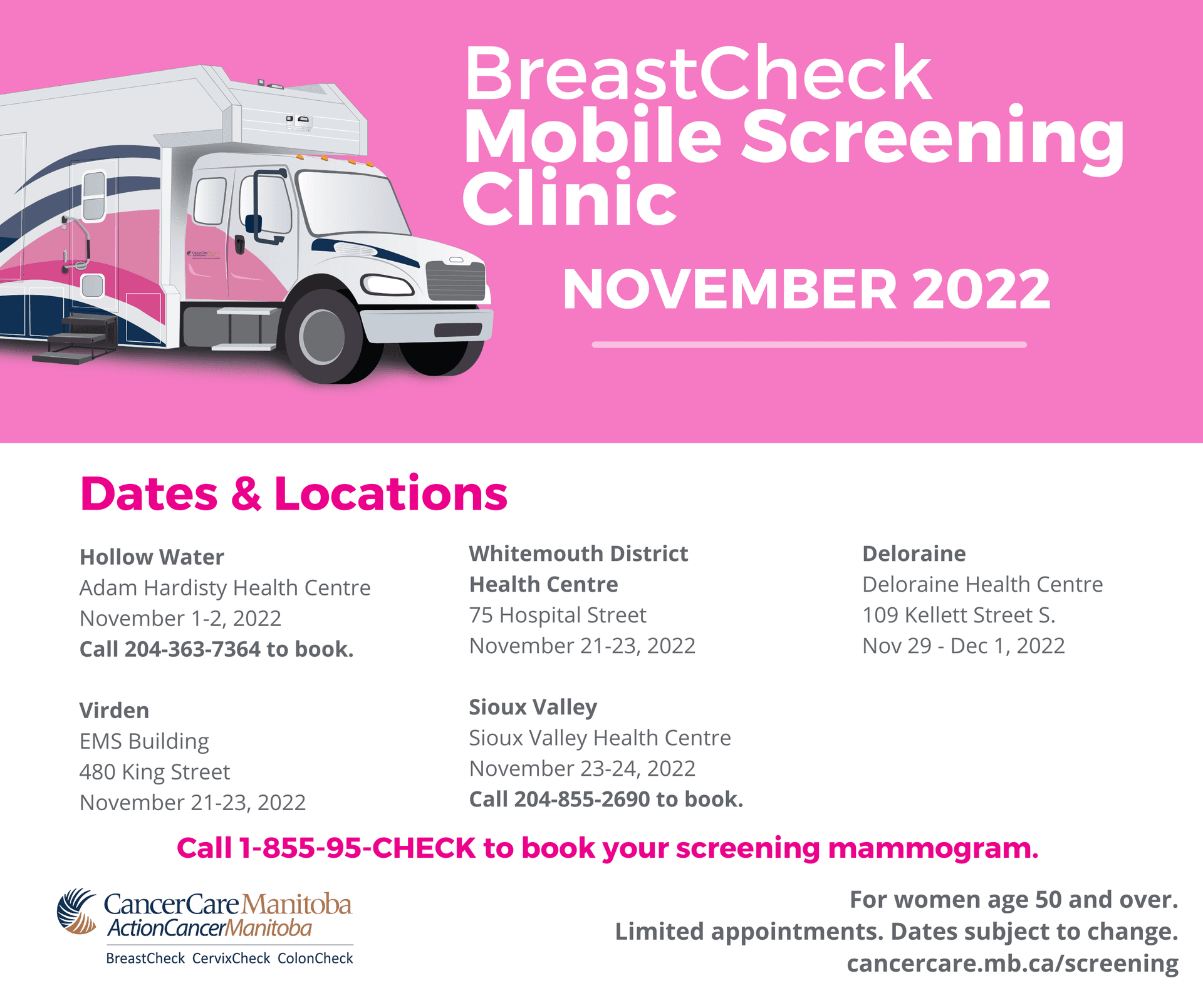 Mobile Mammography Schedule Brings Screenings to Apache County Communities