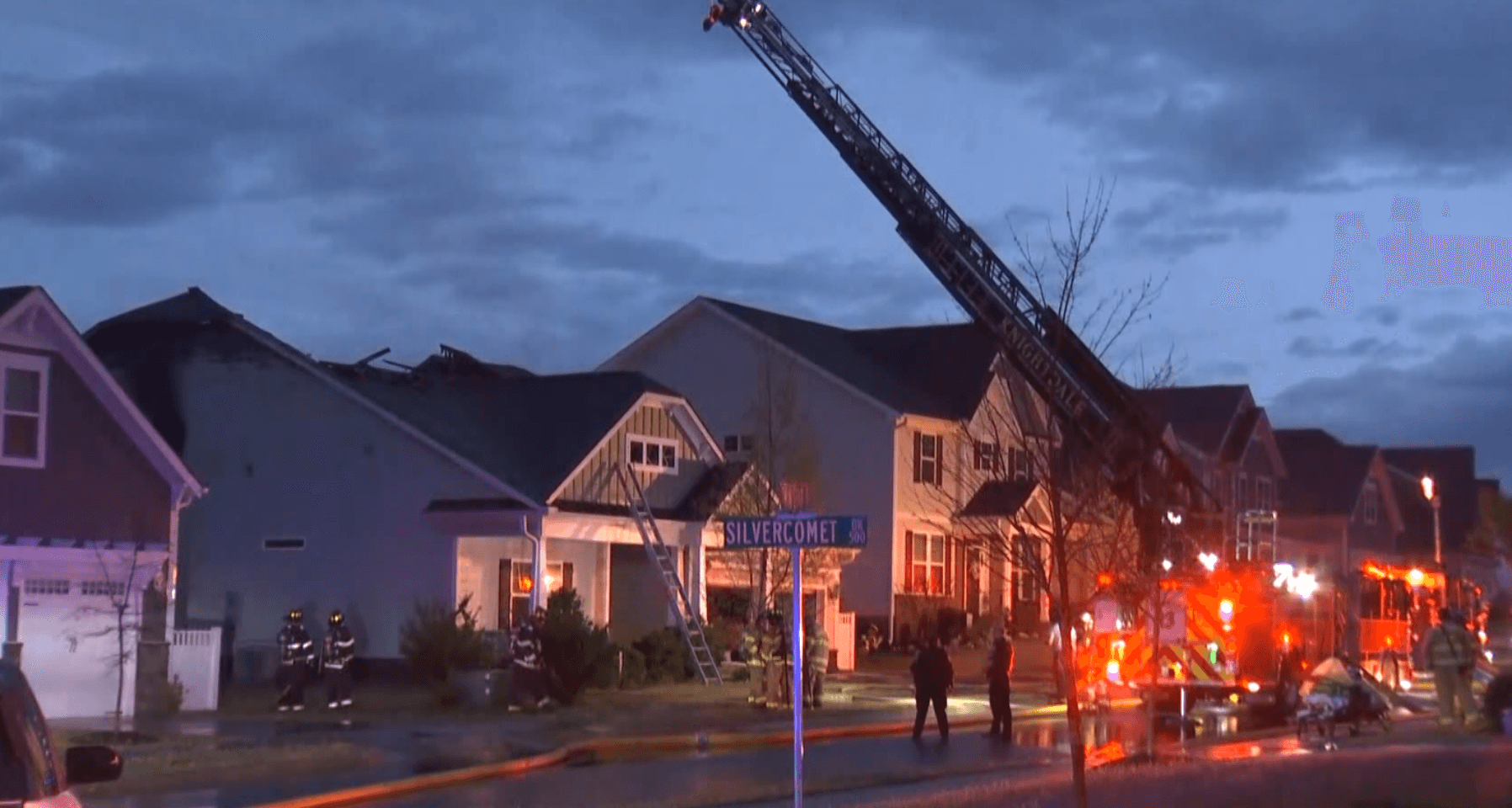 Fallen Power Lines, Water Access Complicate Knightdale House Fire Response