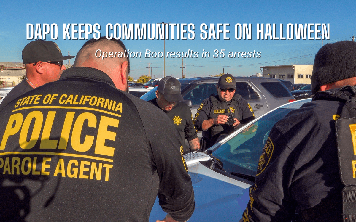 Parole Agents Sweep East Central Fresno on Halloween to Enforce Restrictions