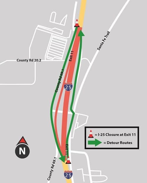 CDOT Seeks Bids for I25A Exit 14 Trinidad Ramp Improvements
