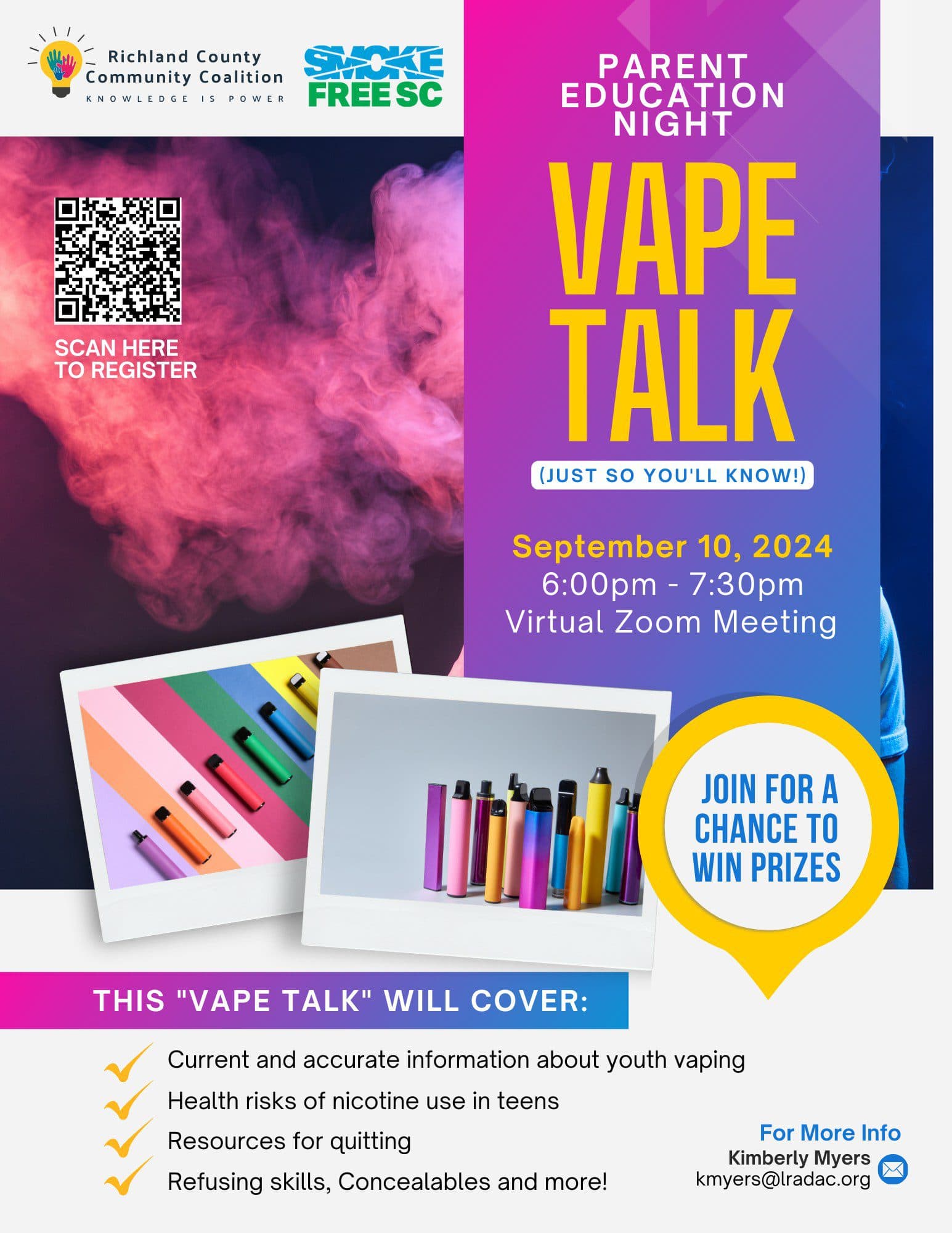 Health Dept Hosts Free “Drop Da Vape” Talks for Local Parents