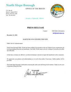 North Slope Borough Seeks State Air Permit For Kaktovik Plant