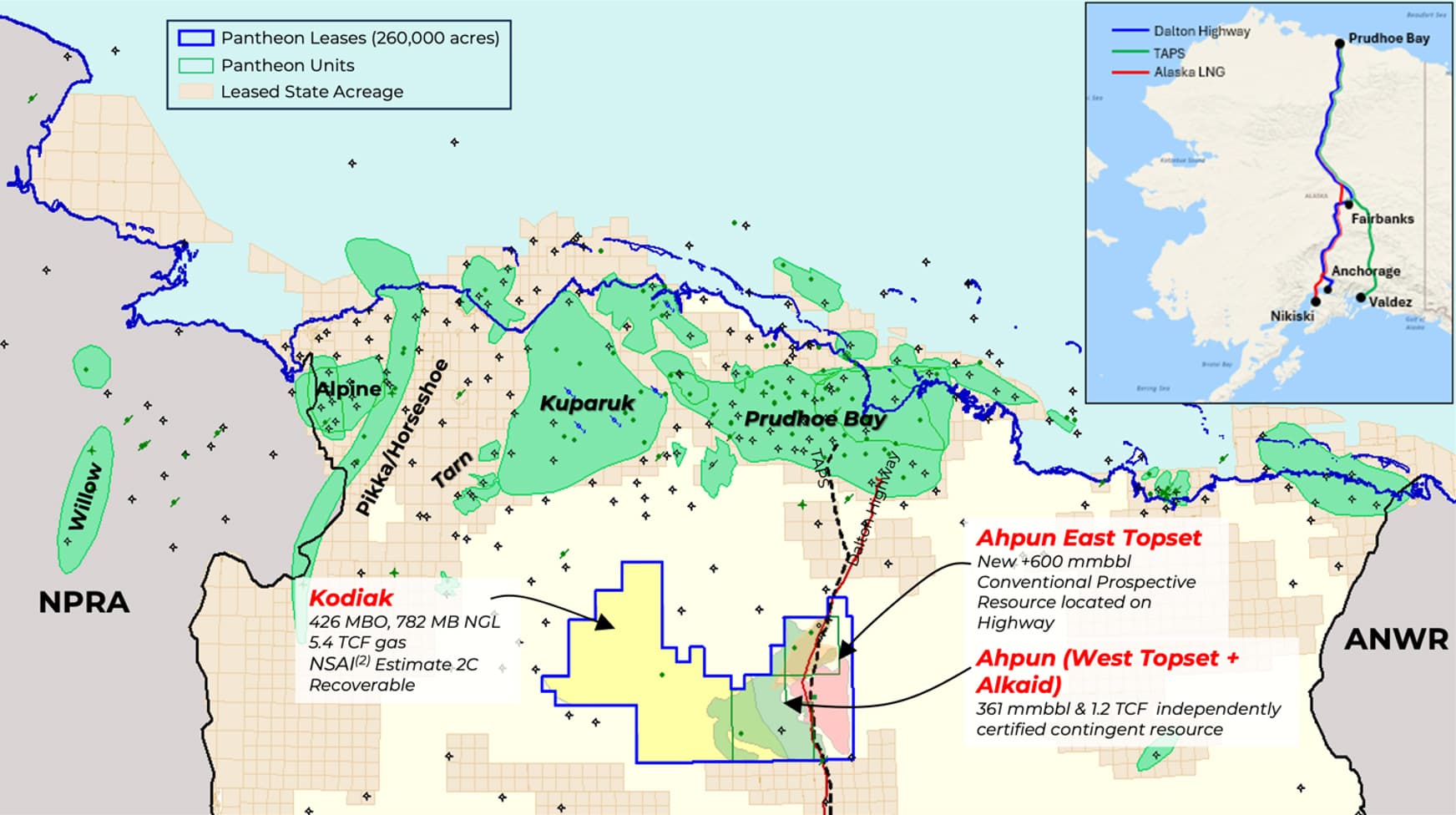 Pantheon outlines large North Slope portfolio, signals potential late 2020s production