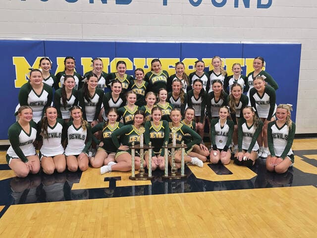 North Adams Cheer Squads Win Trophies, Showcase Teamwork at SHL