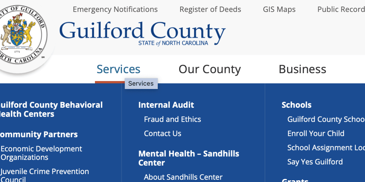 Guilford County Posts Multiple Government Meeting Notices, Contact Details