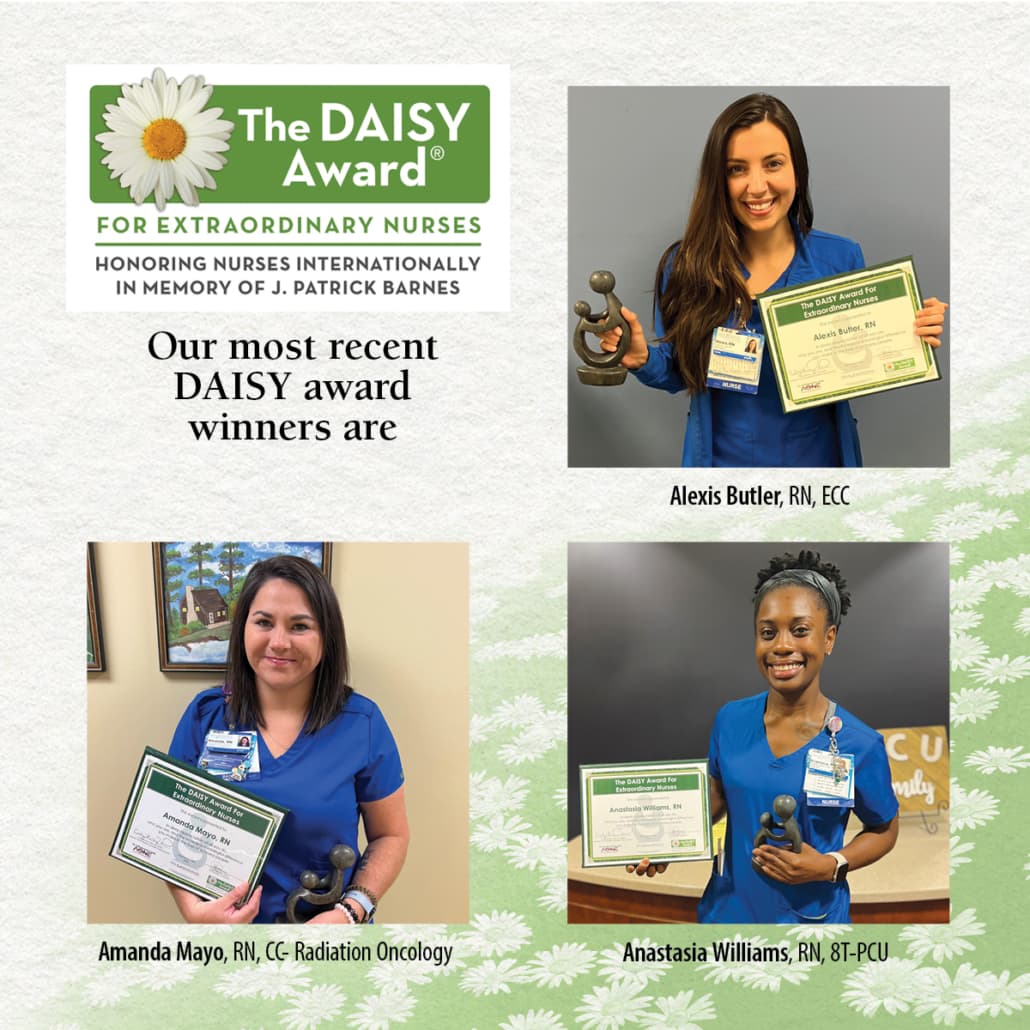 Regional Hospital Honors Caregivers with DAISY and BEE Awards