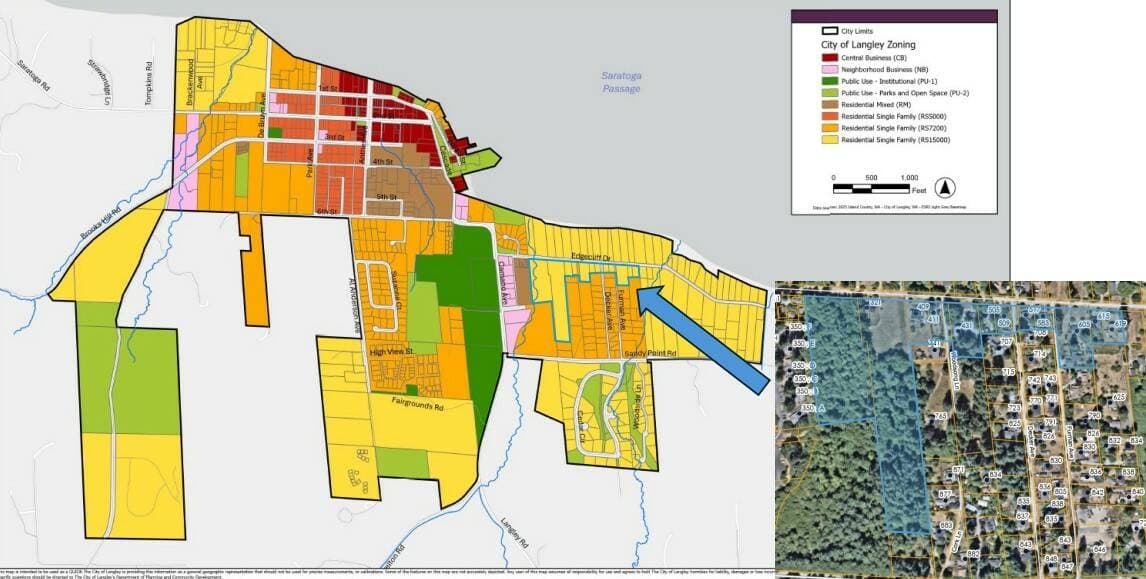 Langley Council Approves Downzoning Near Edgecliff Drive, Promising Debate