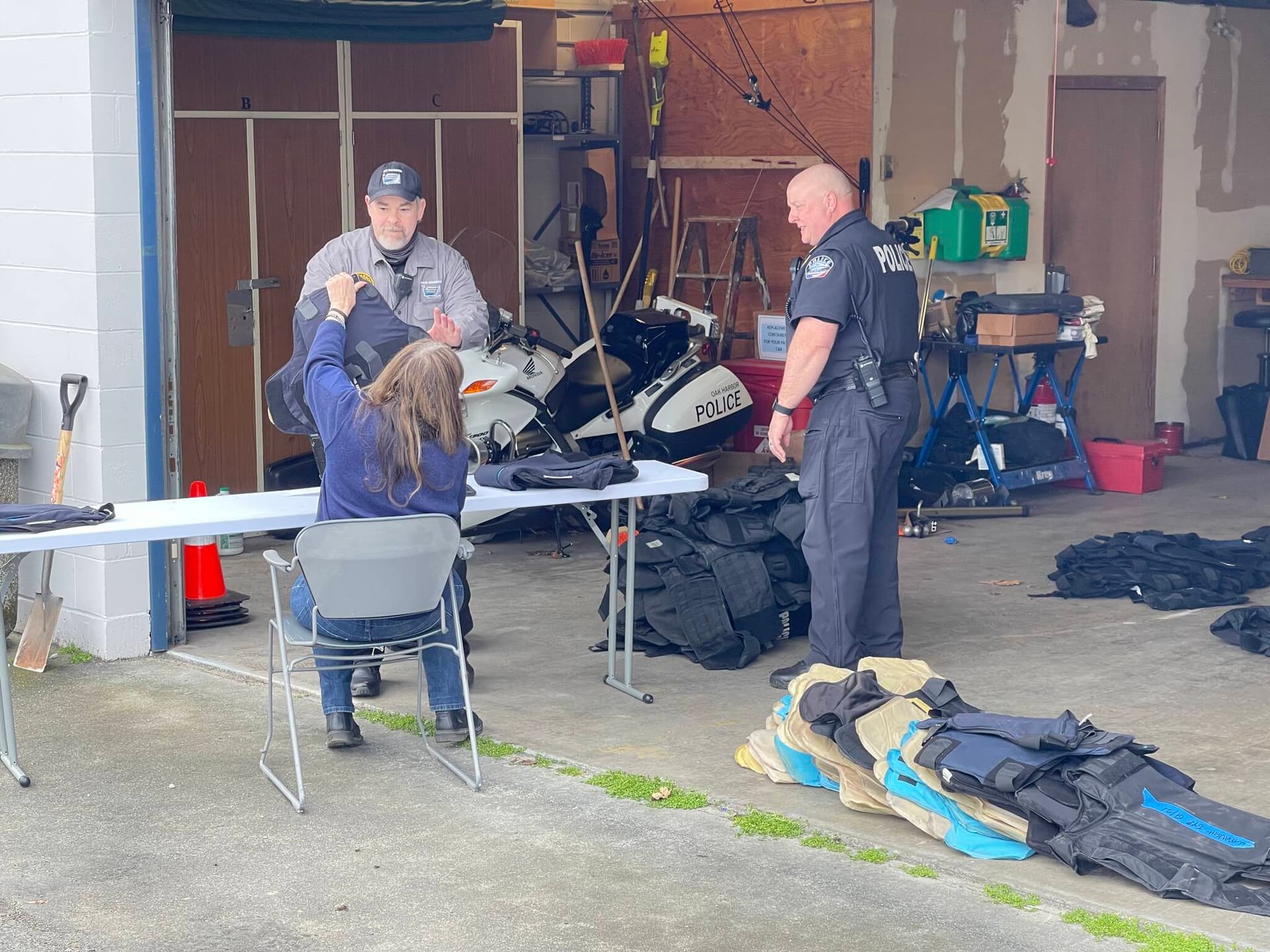 Island County Police Donate 160 Expired Vests to Ukraine